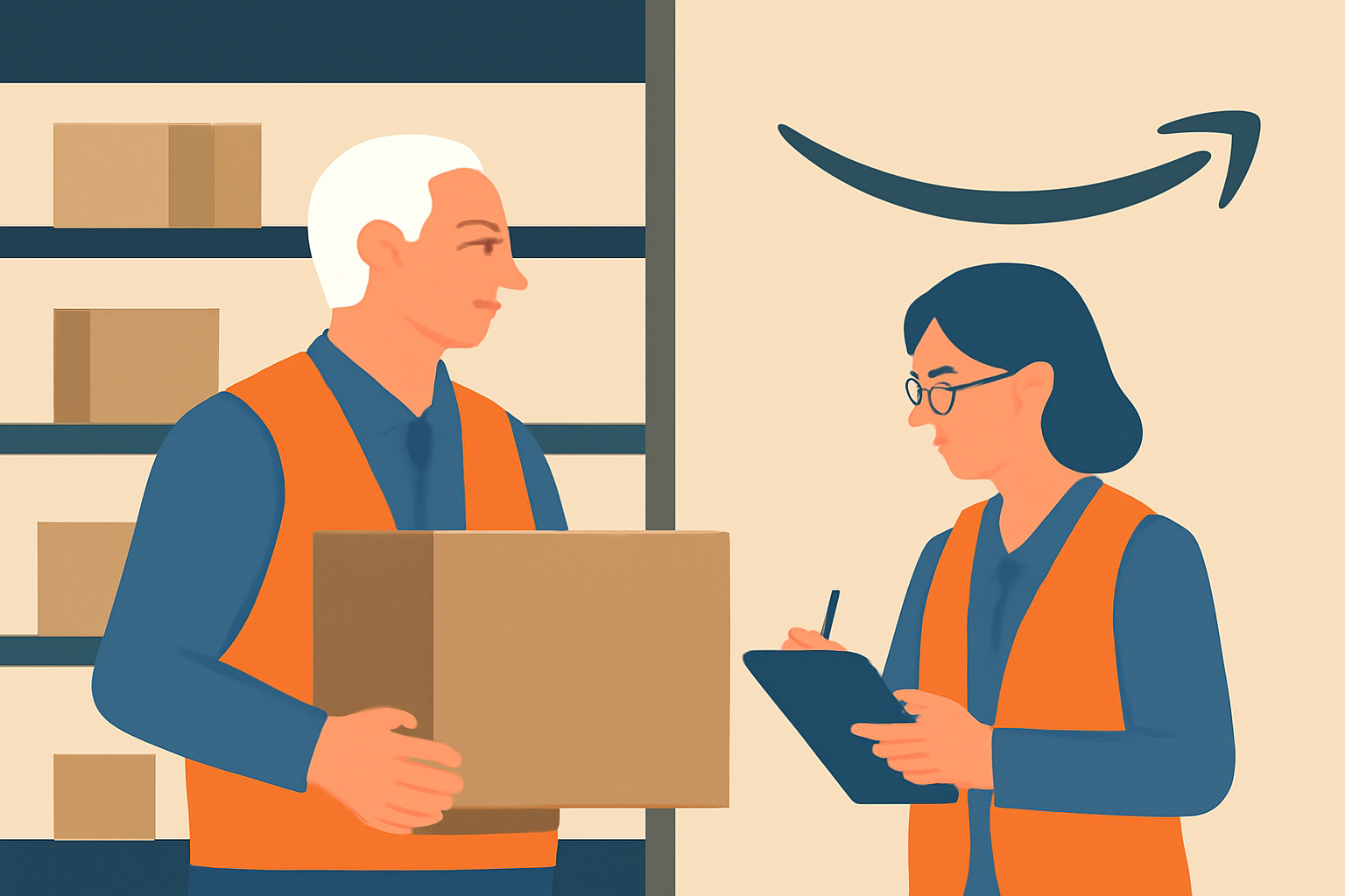 Amazon倉庫バイトは50代・60代でも働ける?実態を解説